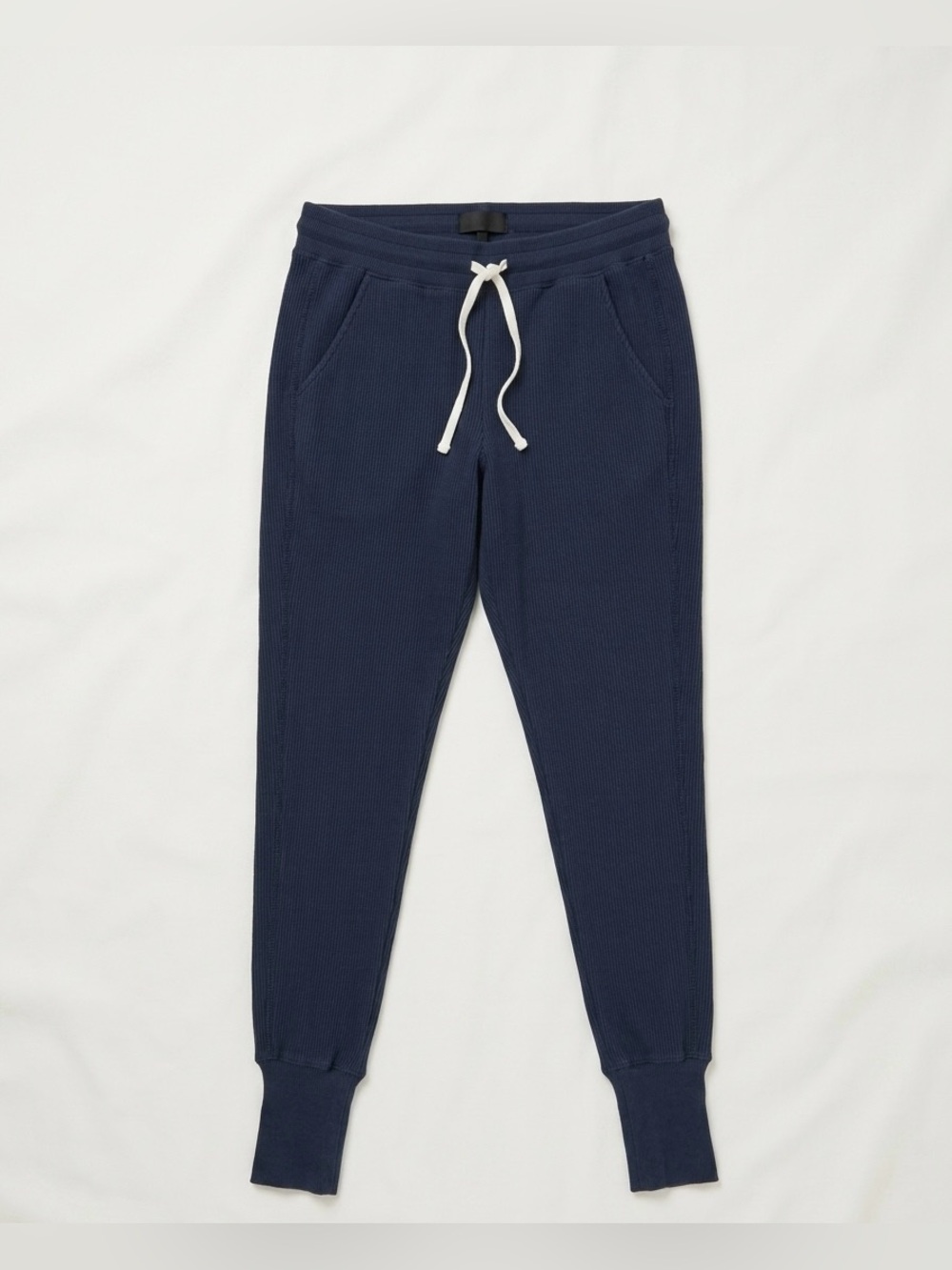 TWENTY Montréal Women’s Navy Blue Waffle Knit Joggers - Size Large (Like New)